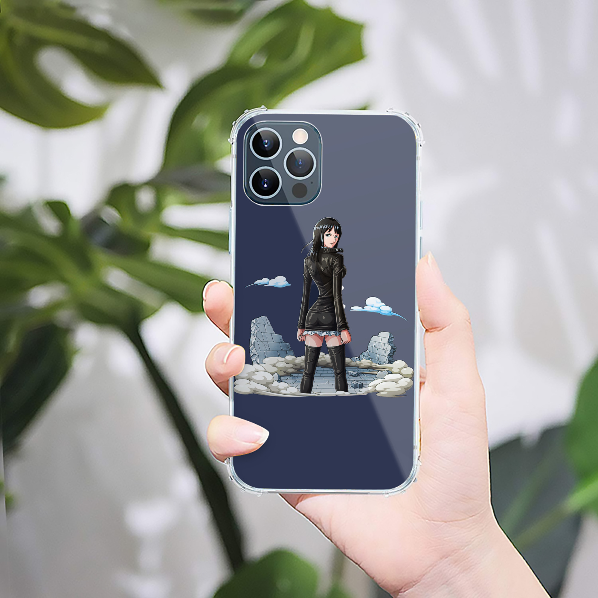 （画像用） ワンピース ニコ・ロビン ONE PIECE Nico Robin 【iPhone 12シリーズ対応】透明スマホケース（クリアソフトケース）